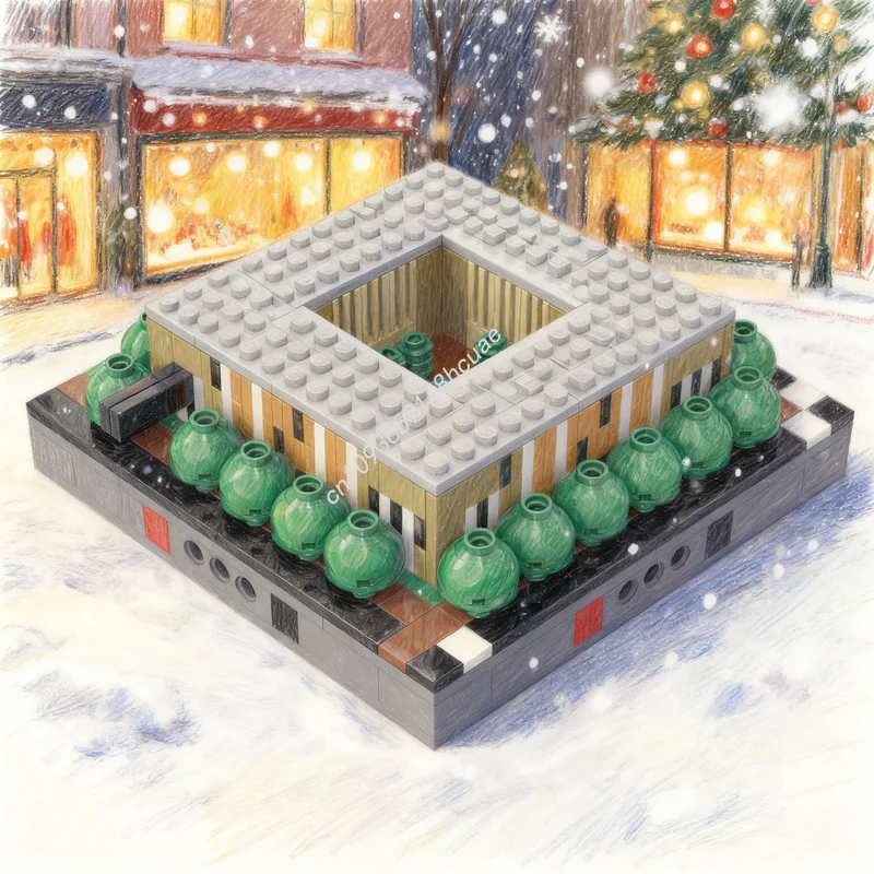 

466pcs MOC Lofts The Ballpark 1 Architecture Model Building Blocks Toys DIY Creative Idea Christmas Gifts Education Brick