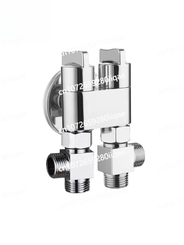

One in and four out angle valve washing machine faucet