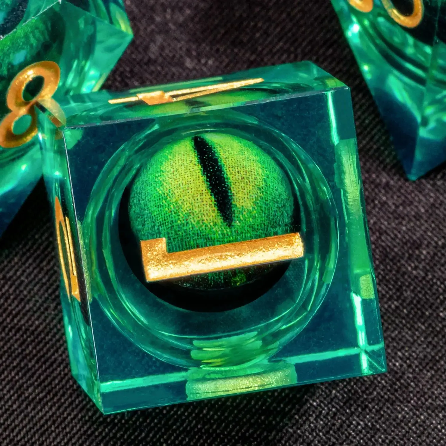 مجموعة نرد DND Liquid Core D & D، نرد الزنزانة والتنين ذات الحافة الحادة، لعب الأدوار، RPG D وD D20، D12، D10، D8، D6، D4