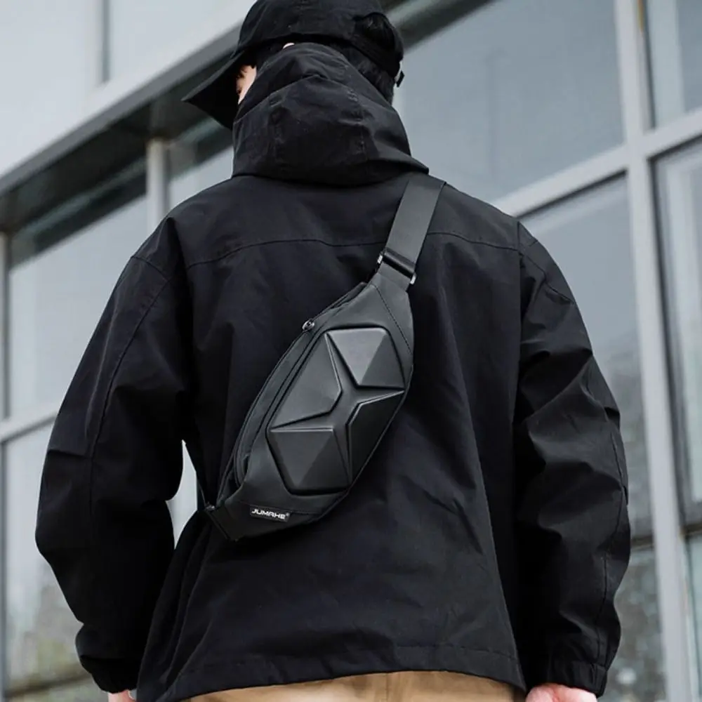 الترفيه مقاوم للماء الرجال حقيبة صدر للرجال سعة كبيرة حقيبة كروسبودي عادية حقيبة يد دائم الخصر حقيبة الرجال في الهواء الطلق #2