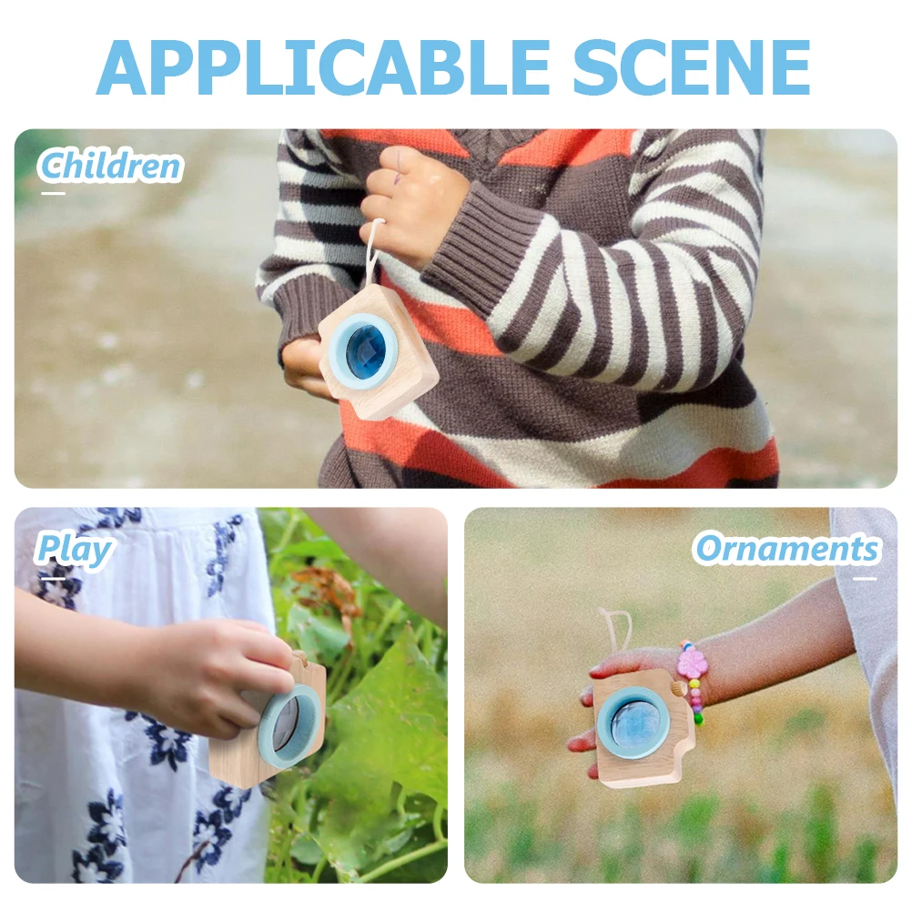 

Creative Kids Kaleidoscope Camera Shape Educational Colorful Lightweight Party Favors Decorative Vintage Children Educational