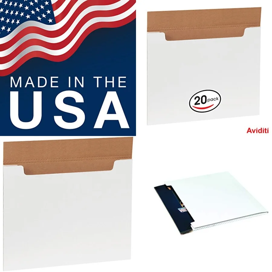 

Mailer Boxes Medium 20"L x 16"W x 1/4"H 20-Pack - Corrugated Cardboard Box for Shipping, Moving, Mailing, Packing, Packaging an