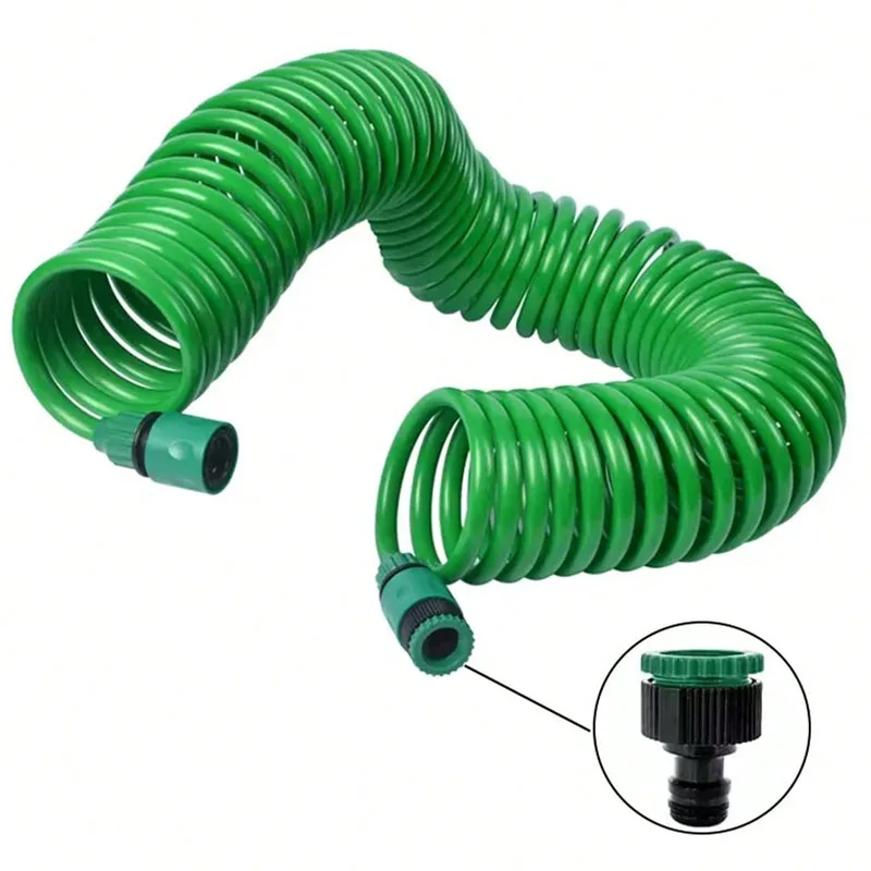 EVA Spring Tube Garden Hose For Car Wash And Irrigation - Watering Flower And Lawn Cleaning Water Pipe