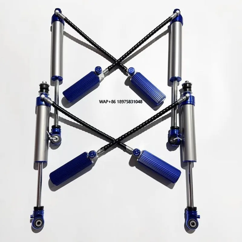 

2-inch Blue Shock Absorbers 2.25 Pipe Diameter with 12 Segments Compression Adjustment