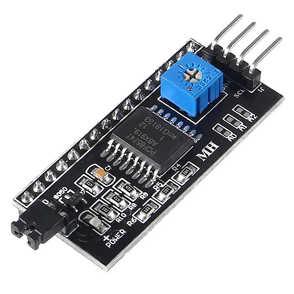 IIC I2C TWI SPI Serial Interface Board Port 1602 2004 LCD1602 Adapter Plate LCD Adapter Converter Module PCF8574 For Arduino