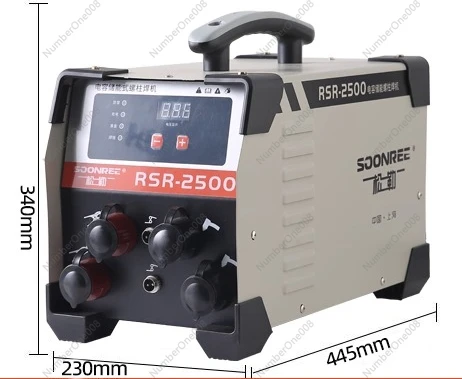 

1 шт., новый конденсатор RSR-2500, сварочный аппарат для хранения энергии, 1,8 кВА, сварной болт, изолированный сварочный аппарат для ногтей, 220 В, 50/60 Гц