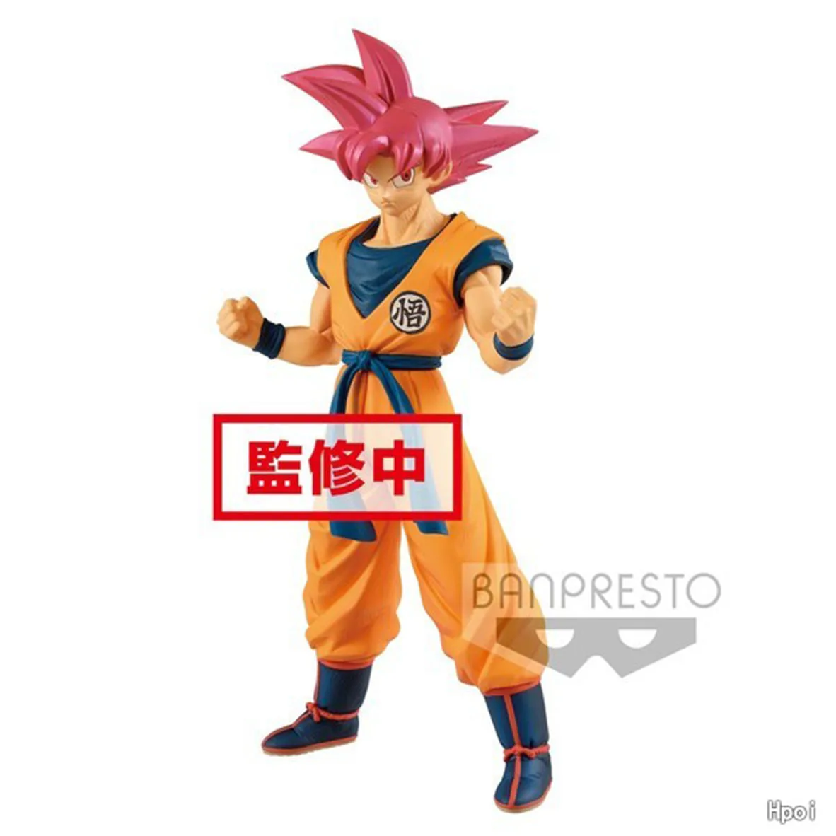 Figura de Son Gokuu de 23CM, Dragon Ball de Anime, Super Super Saiyan, proporción de escritorio, Golf, modelo fresco, juguete, colección de regalo, adornos de PVC
