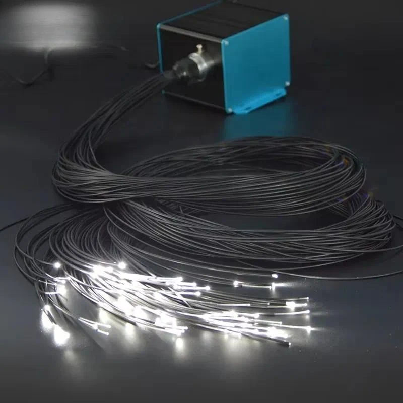 Heat‑Resistant Black Jacket Fiber Optic Star Ceiling Kit For Sauna SPA Decoration