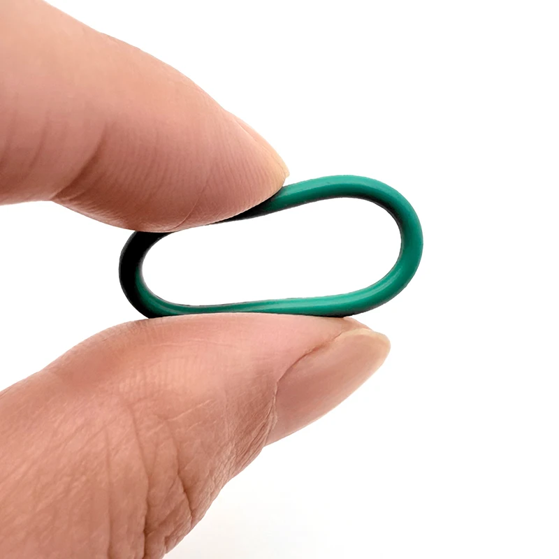 

Green FKM O Ring in Fluorine Rubber,Automotive Gasket CS 1.2mm Corrosion Resistant, High Temp Seal for Machinery