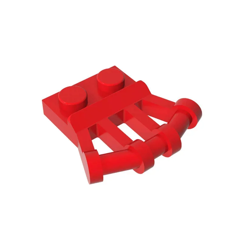 50 Stück 92692 Modifizierter 1x2 Baustein-Bausatz mit abgewinkeltem Stabgriff an der Seite, Partikel-Spielzeug, Geschenk für Kinder zum Geburtstag oder zu Weihnachten – Detail 1