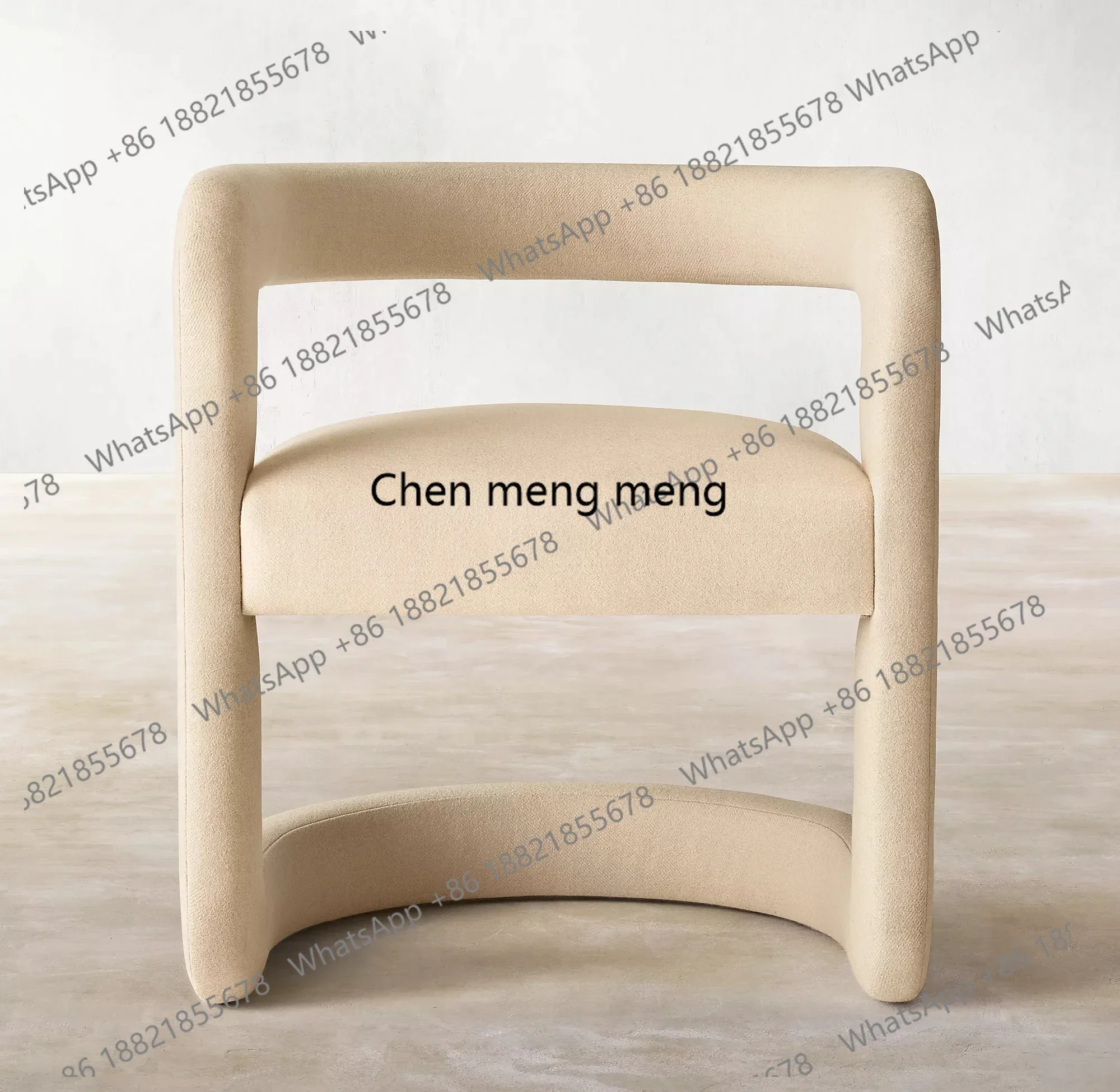 

D182Sigma New Design Restaurant Hotel Furniture High Quality Modern Room Velvet Curved Dining Chair