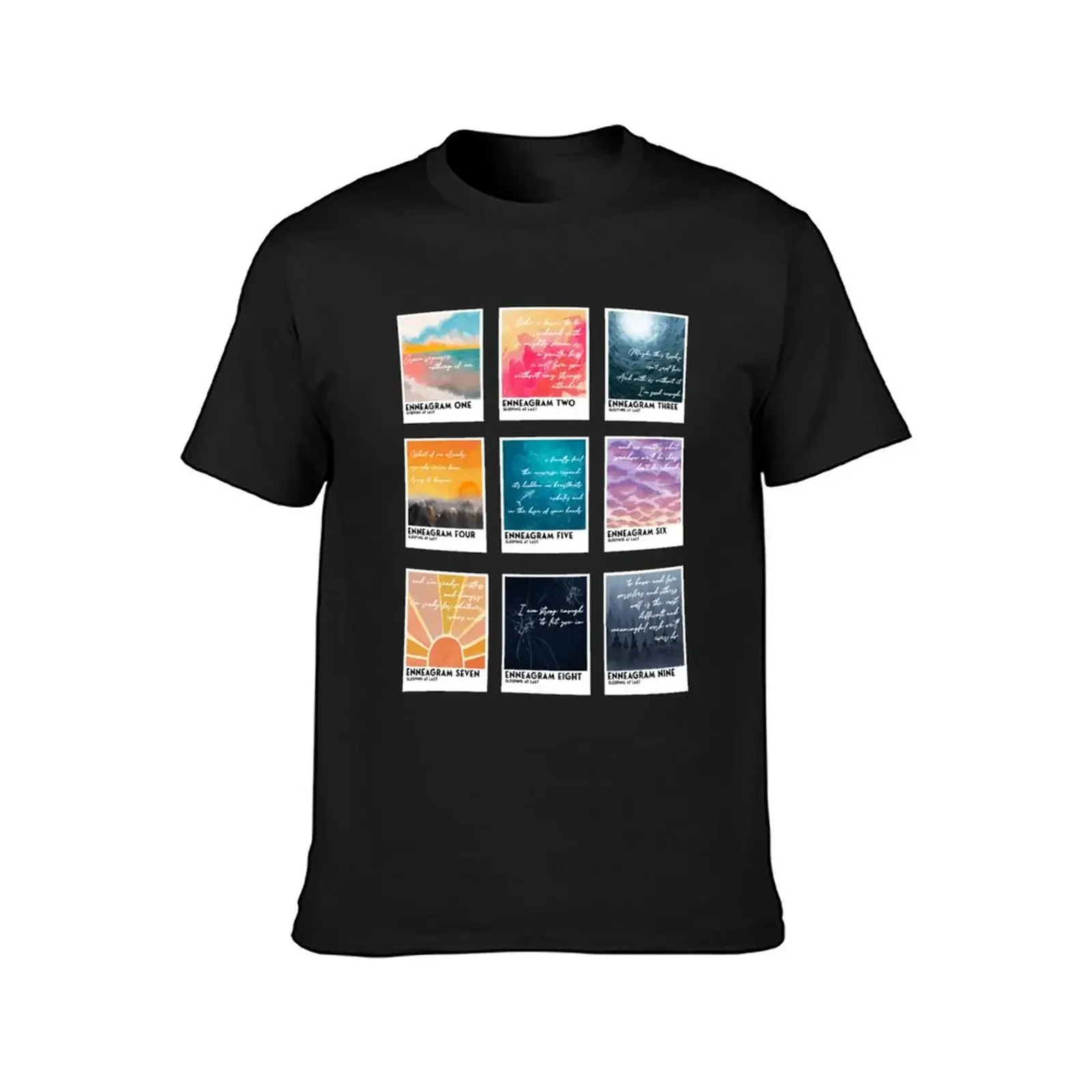 Sleeping At Last Enneagram 1 - 9 Collection Atlas T-Shirt graphics summer tops mens t shirts pack