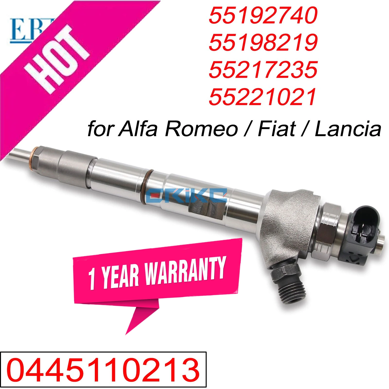 0445110213 Auto Equipmemt Injektor 0 445 110 213 Auto Diesel Injektor 0445 110 213 Gemeinsame Injektor für ALFA FIAT