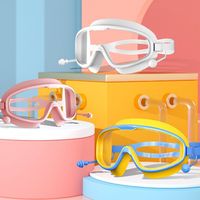 Adjustable UV Protection Goggles for Kids Toddler 3-15, Anti Fog No Leak Clear Swim Goggles for Boys Girls Pool Beach Swimming