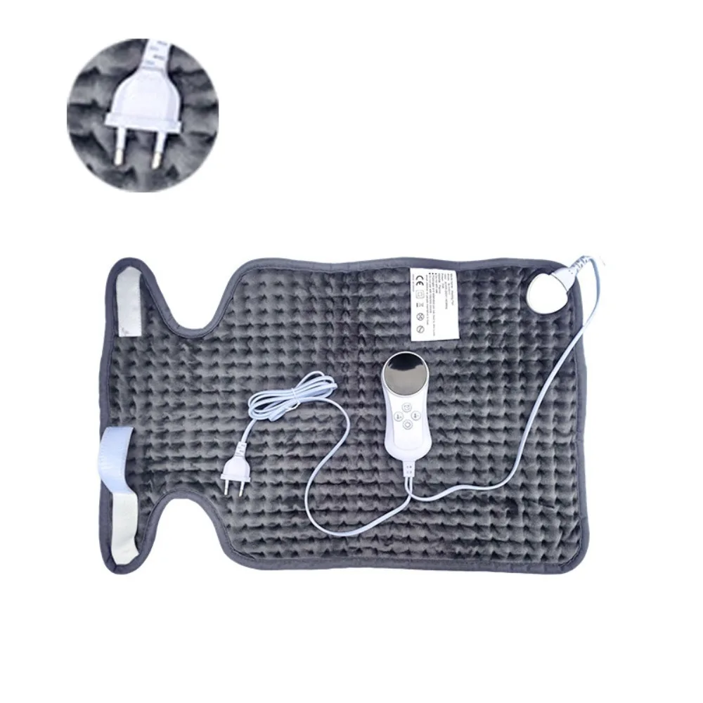 Gift 9 Levels Electric Heating Pad Washable Adjustable Electric Thermal Blanket Timed Skin-Friendly Hot Compress Pad Body