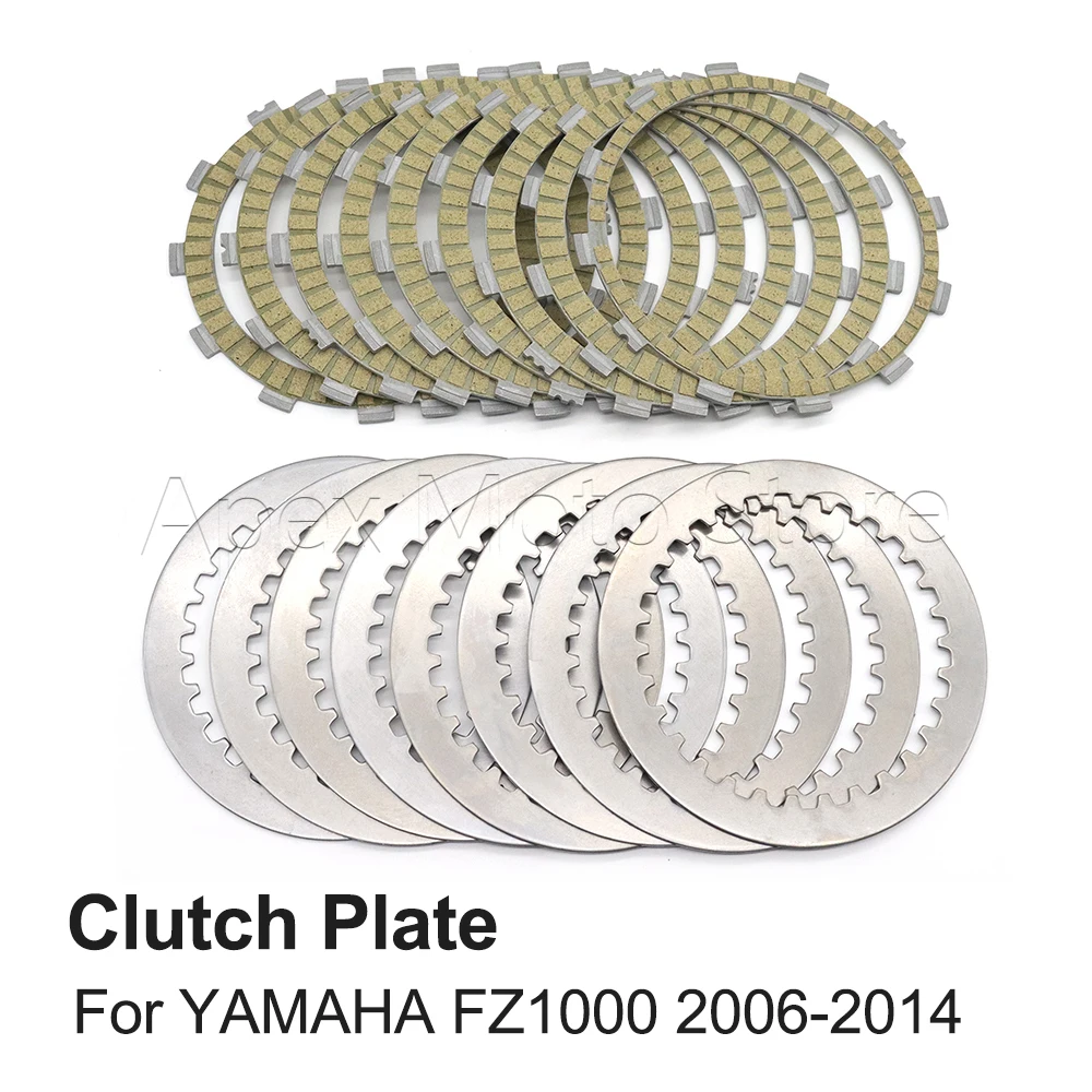 For YAMAHA FZ1000 FZ 1000 2006-2014 2013 2012 2011 2010 2009 2008 2007 Motorcycle Clutch Plate Friction Disc Kits Accessories