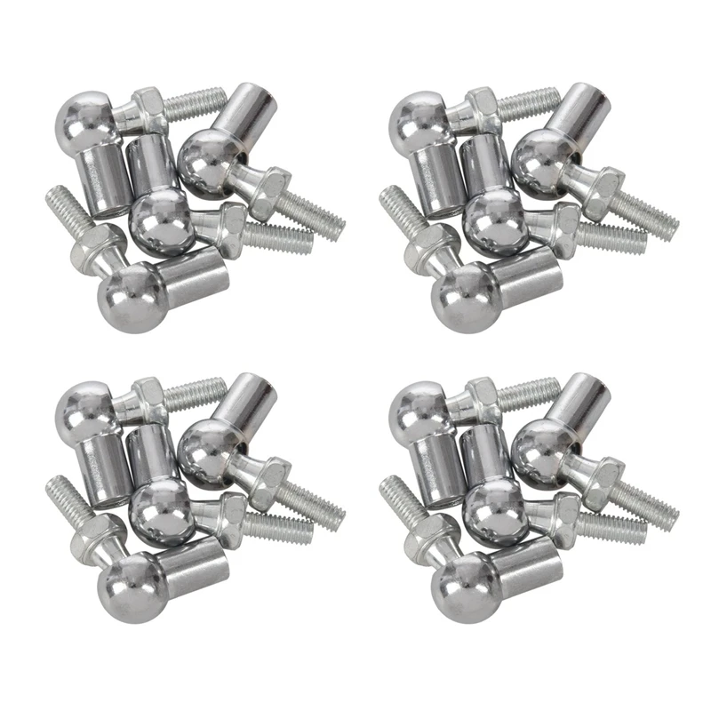 6Mm Male Female Thread L Shaped Ball Joint Rod End Bearings 16Pcs