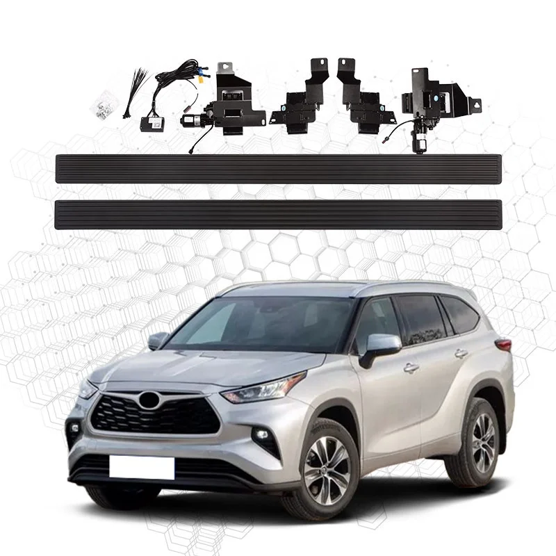 other exterior accessories running boards All Black aluminium Threshold steps for Toyota HIGHLANDER RAV4 side step