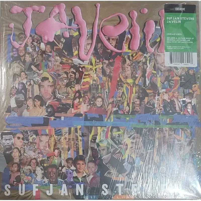 Оригинальная виниловая пластинка Sufjan Stevens Javelin Green для проигрывателей винила