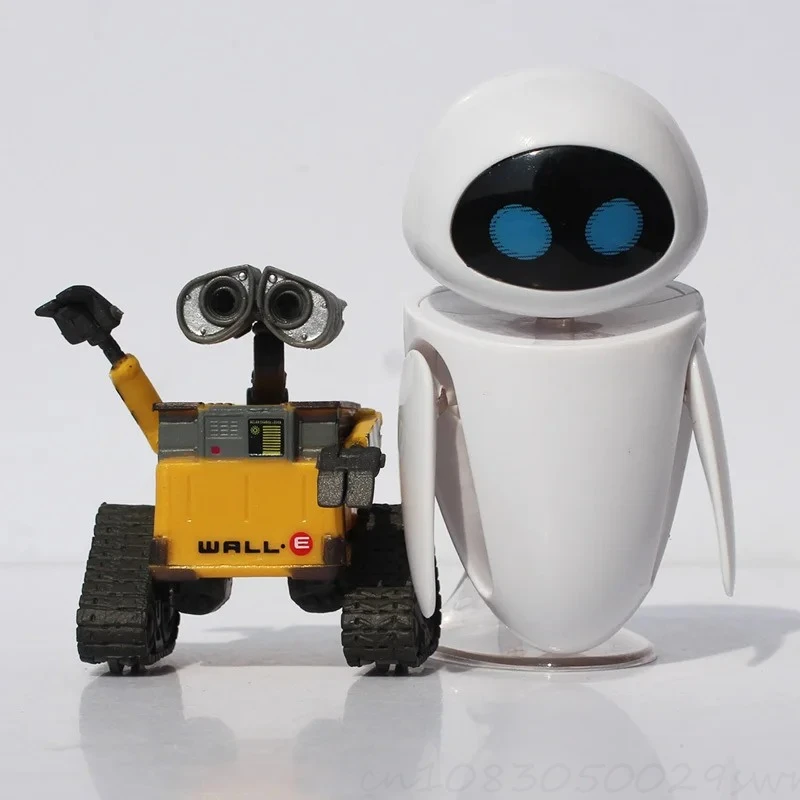 Wall-E Robot Wall E EVE PVC colección de figuras de acción modelo juguetes muñecas 6cm 2 tipos