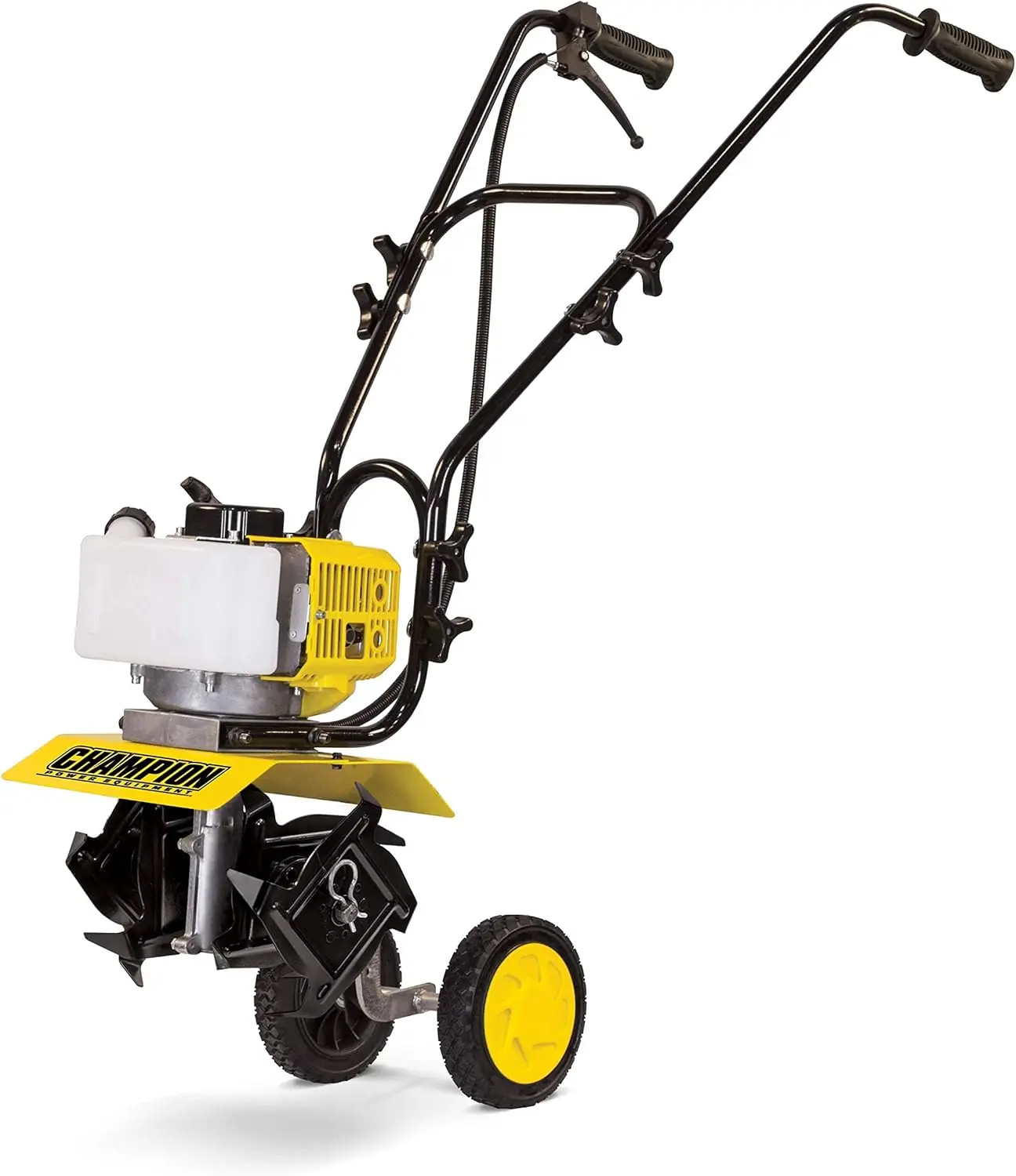 

43cc 2-Stroke Portable Gas Garden Tiller Cultivator, Adjustable Depth