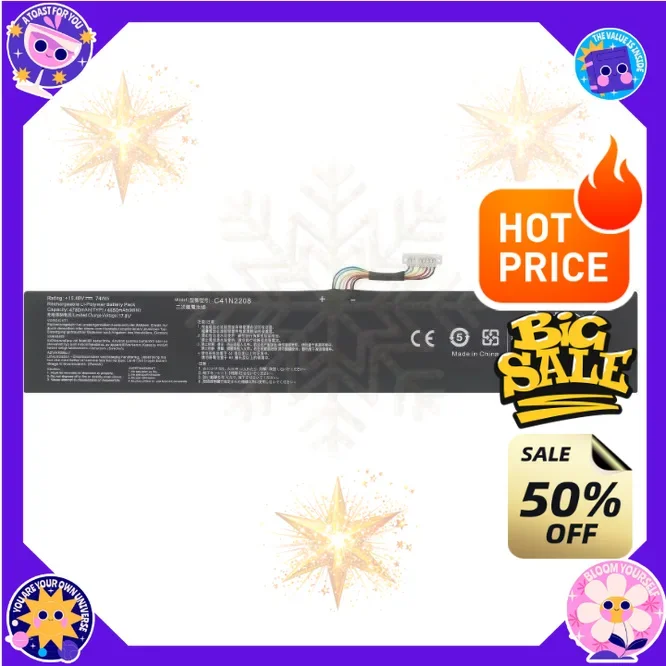 SWZY C41N2208 15.2V 57Wh Battery For ASUS ROG ALLY Gaming Handheld Series Of RC71L/PC71L Expand Mod