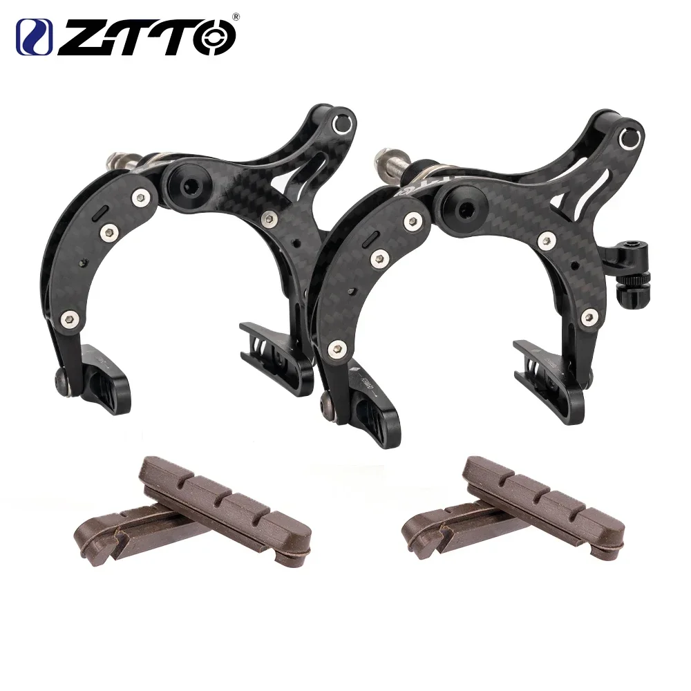Ztto-超軽量カーボンcロードバイクブレーキキャリパー,フロントとリア