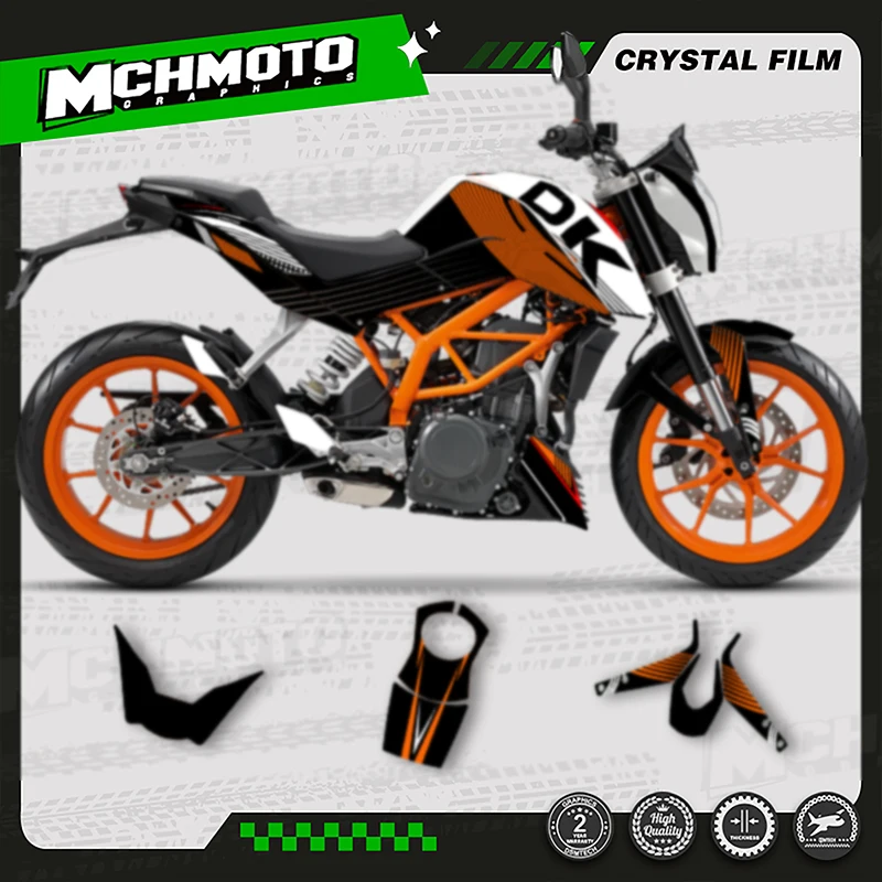 

MCHMFG Full Set Motorcycle Graphics Decals Stickers Kits For KTM 2011 2012 2013 2014 2015 2016 Duke 125 200 390