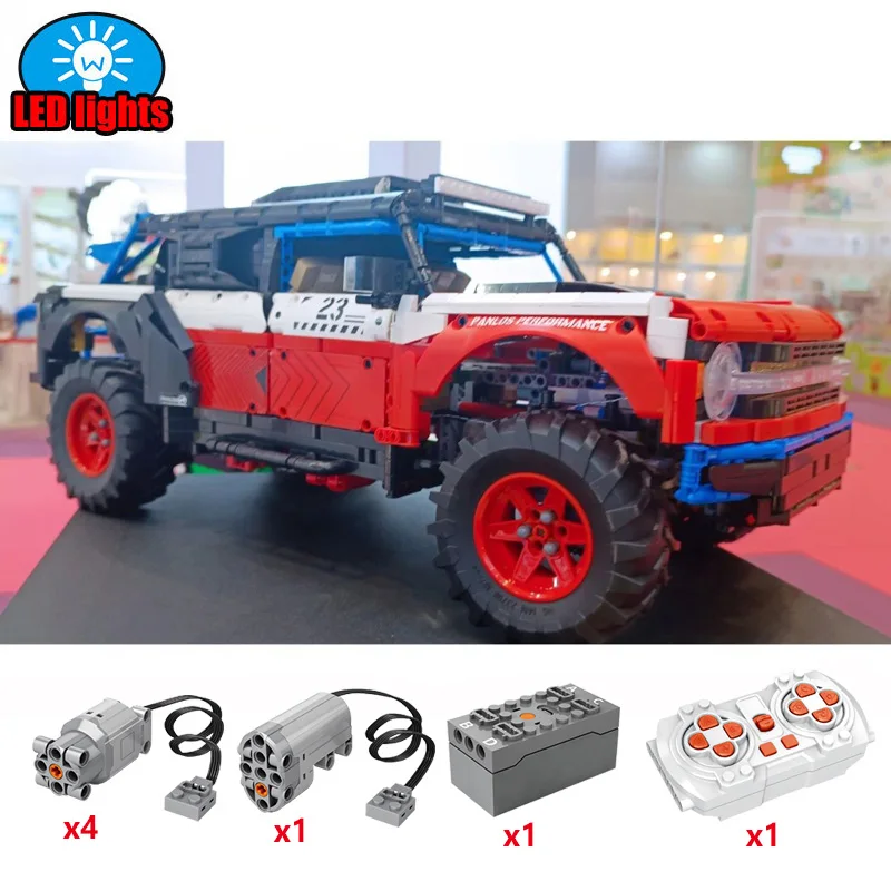 IN STOCK 2920pcs 1:8 RC Off Road Truck Building Blocks Model MOC Technical Car Bricks Toys for Boys Birthday Gift Set