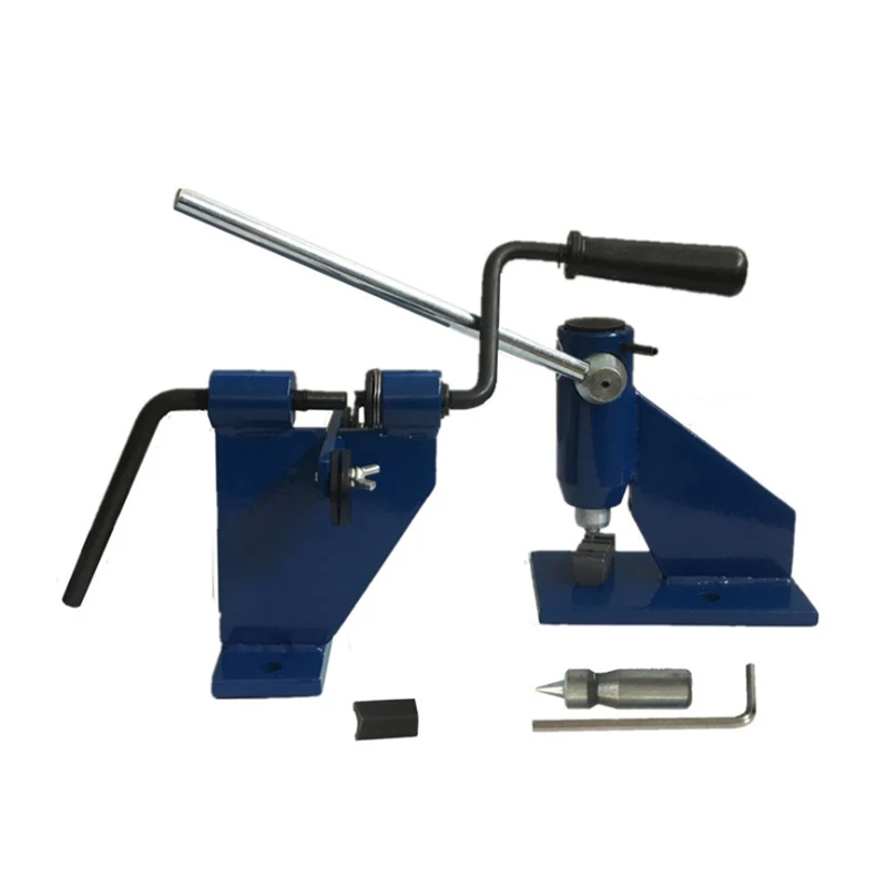 Chainsaw current connector, current riveting device, mini repair equipment and current connection