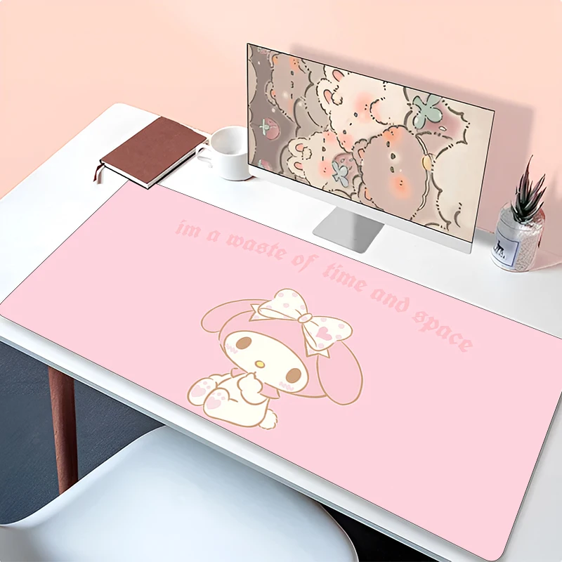 Large Kawaii Mouse Pad Gamer Keyboard M-my M-melody Mousepad Pc Computer Desk Mat Gaming Pad Mouse Mats For CS GO LOL 900x400