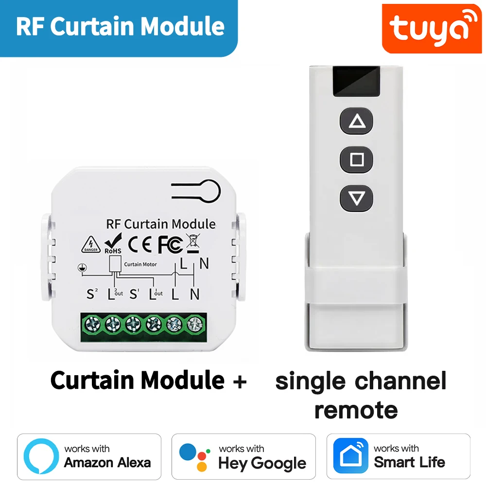 TNCE Tuya Schakelaar Lichtgordijn Dimmer WIFI Zigbee, Smart DIY MINI Module, Rolluikmotor Breaker, stem alexa google home