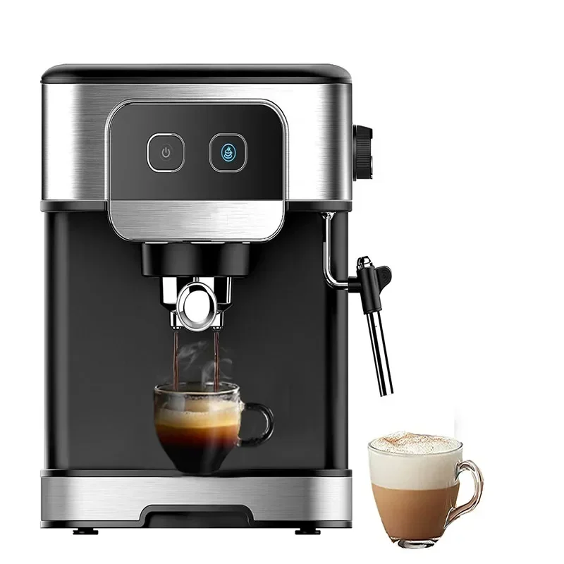 CM6868 Coffee Maker 20 Bar Italian Espresso Machine With Milk Frother Wand for Espresso, Cappuccino, Latte and Mocha 1450W 1.8L