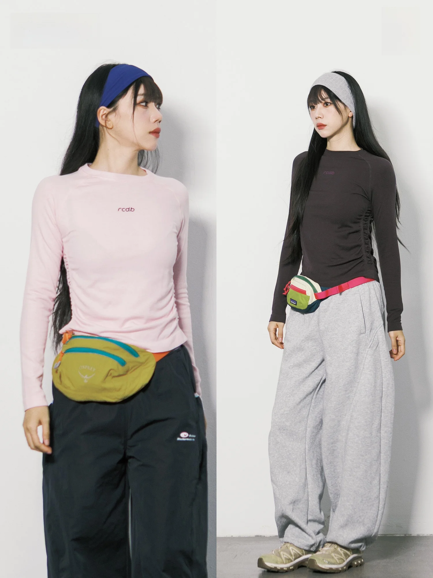 RCDB Outdoor Lyocell Seamless Knitted Long Sleeve T-Shirt Women Quick Dry Breathable Sporty Top Yoga Performance Travel Citywalk
