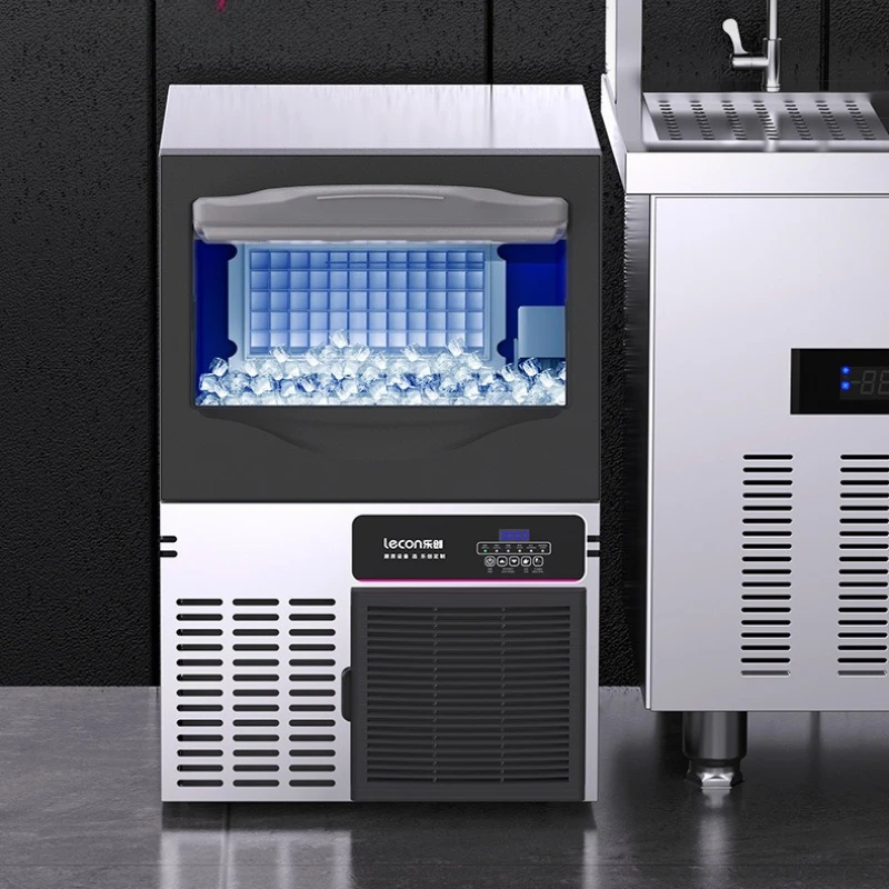 Refrigerated Ice Maker Preserved Automatic Timed Ice Maker Beverage Dispensing System Commercial Furniture Eismaschine ZYZBJ60