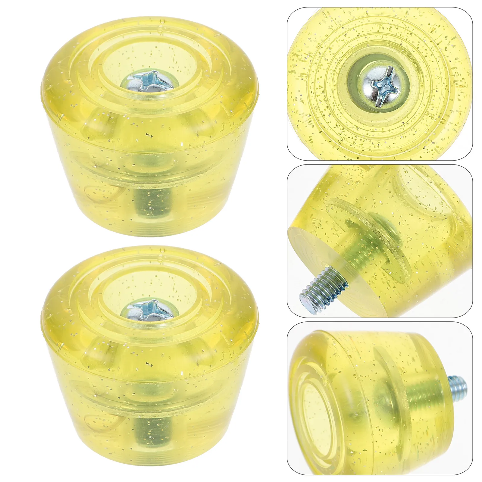 

Комплект профессиональных тормозных колодок для роликовых коньков из полиуретана, увеличенная площадь контакта, для плавного останова