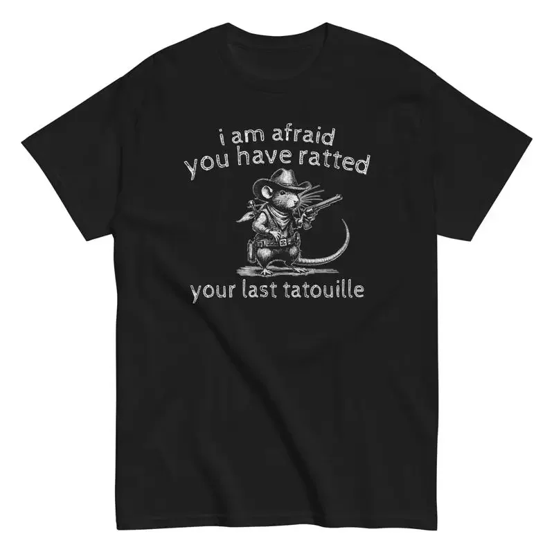 Rat Funny Cotton T Shirt Sheriff Saying