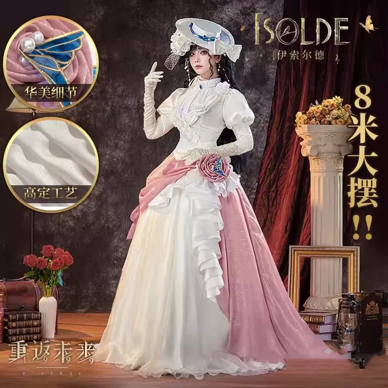 

Game Reverse 1999 Isolde Cosplay Costume Anime Women Elegant Dress Role Play Clothing Carnival Halloween Party Suit Pre-sale