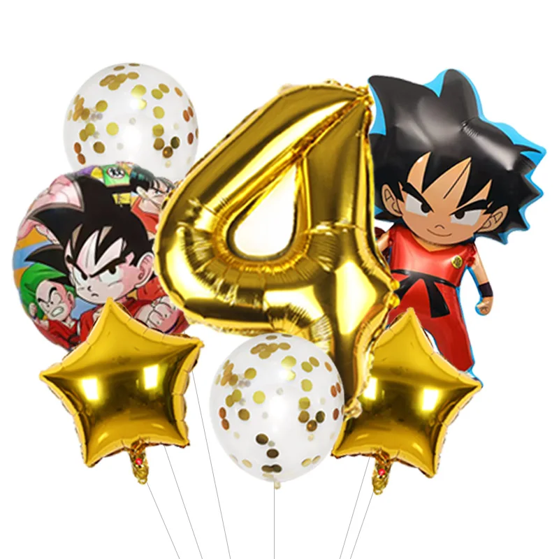 Trunks Sword Future Foil Balloon Dragon Ball Z Character Mylar for Anime Themed Birthday Party Boy Cake Topper view 5