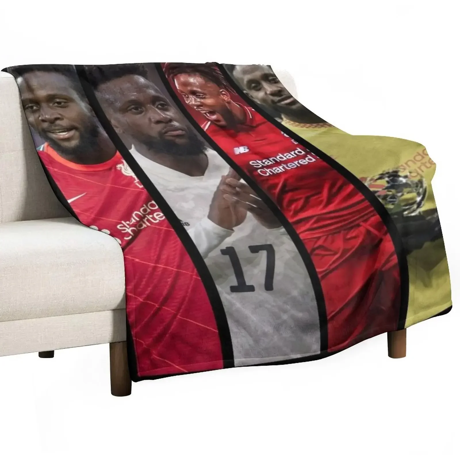 

Divock Origi Collage Throw Blanket Luxury Brand For Baby Blankets