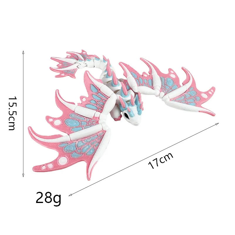 ثلاثية الأبعاد مطبوعة الإمبراطور التنين دائم سطح المكتب الديكور زخرفة صغيرة هدية عيد ميلاد تمثال على شكل حيوان