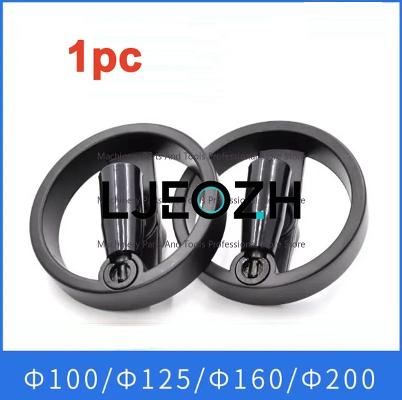 1pc Machine tool handwheel handle Aluminum alloy handwheel disc Ф100/125/160/200 handwheel