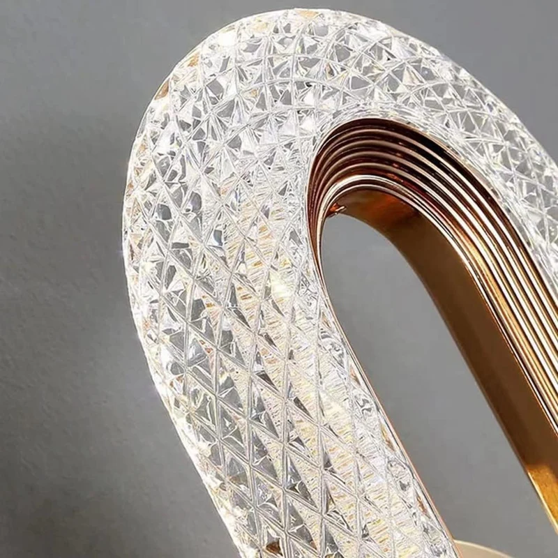 8 واط الحديثة كريستال LED الثريا الفاخرة تركيبة إضاءة الزخرفية الثريا لغرفة المعيشة غرفة نوم المطبخ
