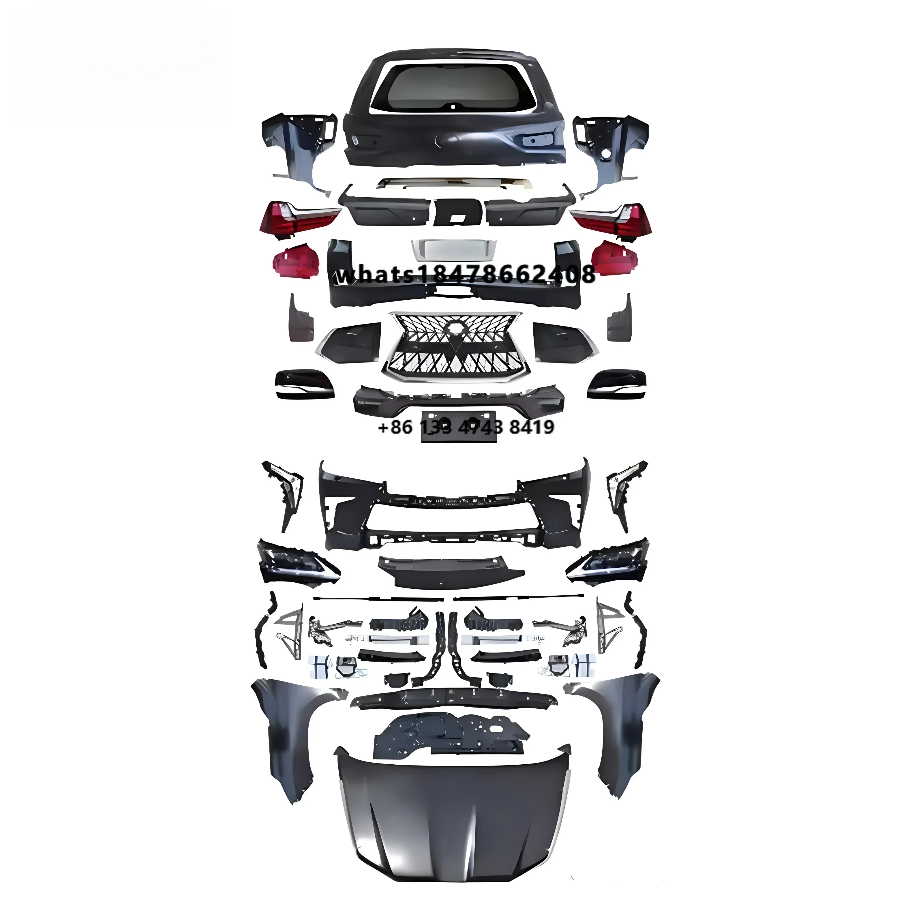 2024 high quality hot sale latest style  auto parts body kit set