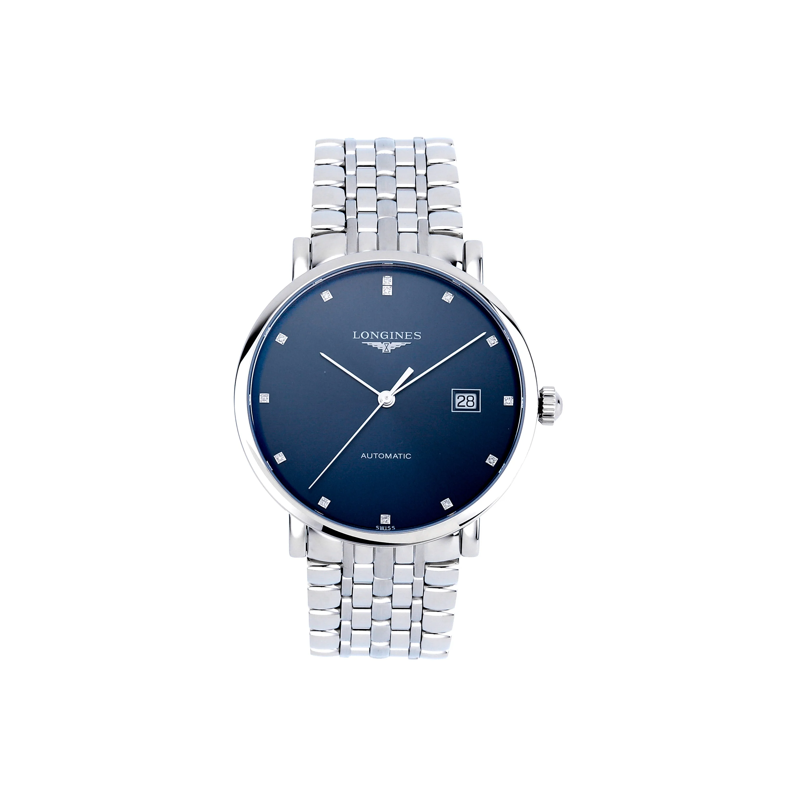 LONGINES Boya Collection Automatic Mechanical Movement 30m Waterproof Men's Watches Watch 39mm Blue Dial L4.910.4.97.6