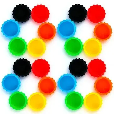 

24Pcs Lizard Feeding Bowl Silicone Reptile Food Water Container Easy Clean Feeder for Tortoise Bearded Dragon Pet Supplies