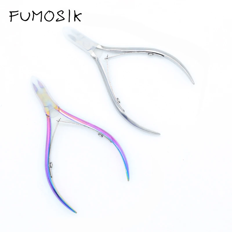 Nail Manicure Scissors Cuticle Cutter Nails Cuticle Nippers Dead Skin Remover Pedicure Stainless Steel Cutters Tools