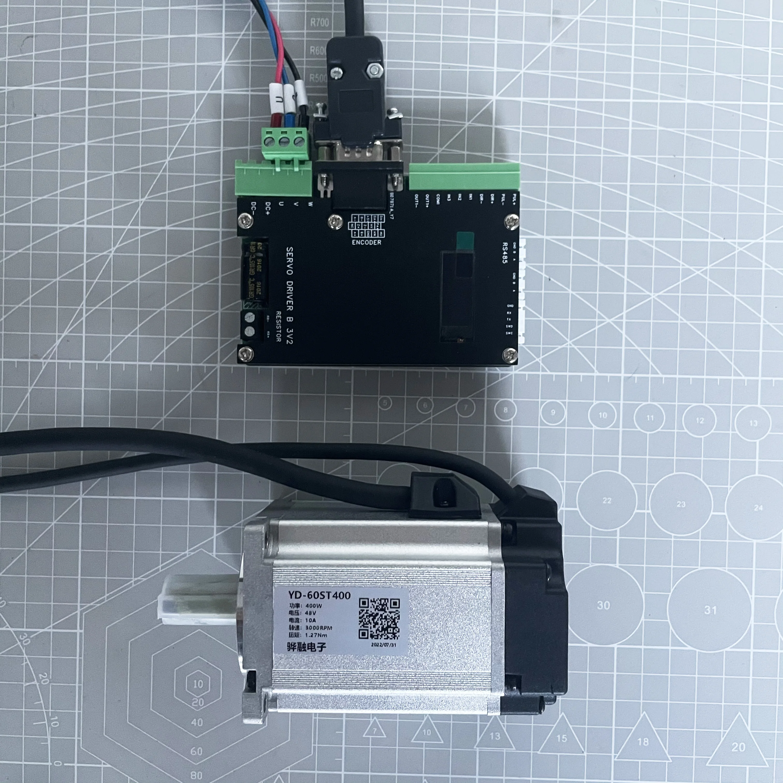 

BLDC PMSM Servo Motor Driver Vector Control FOC Robot Can 485