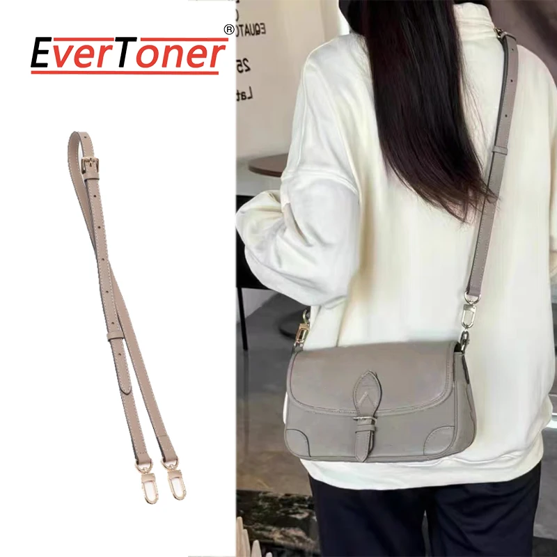 EverToner For L-Elephant Grey Bag Leather Crossbody Bag Strap Replacement Accessories Bag Straps