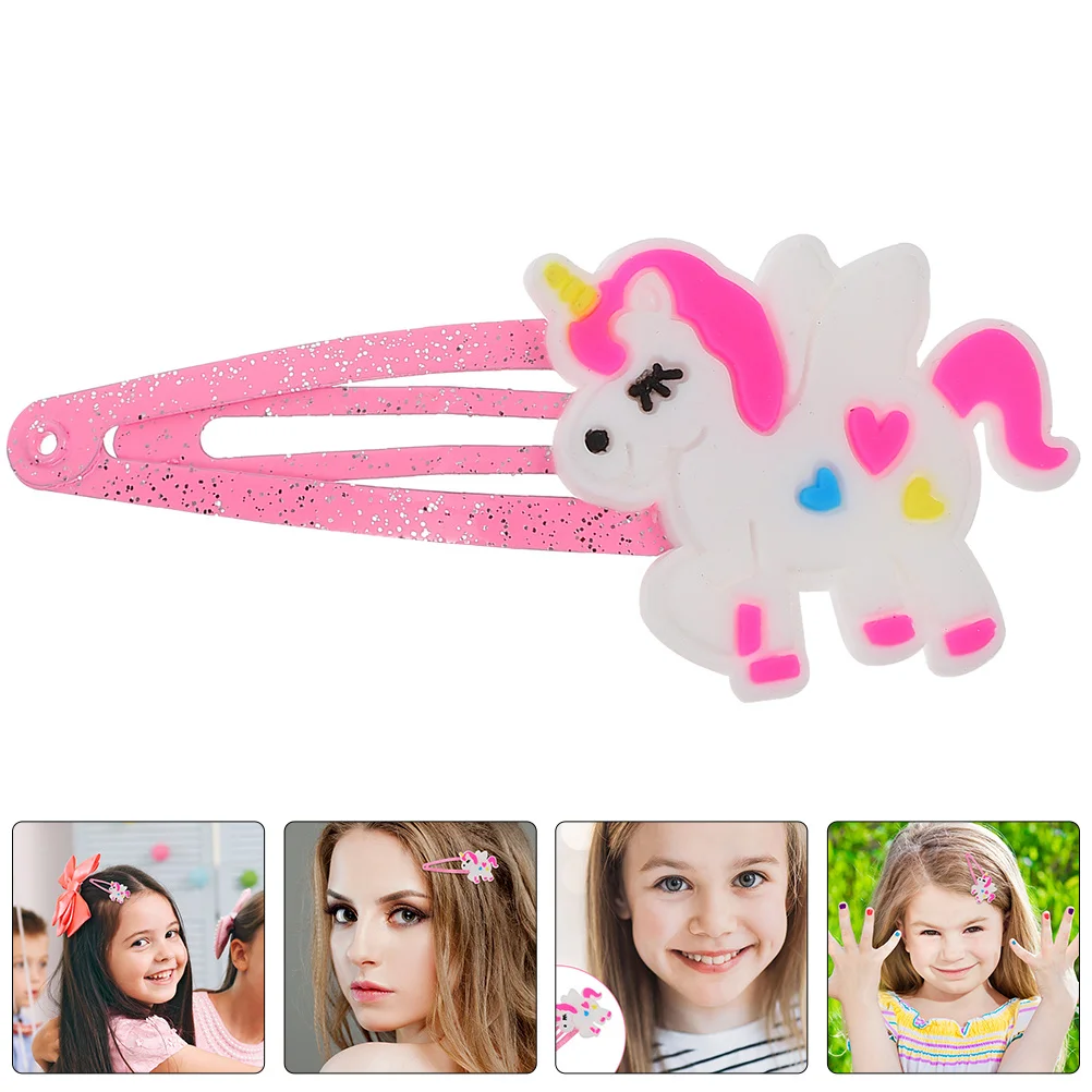 

20Pcs Unicorn Hair Clips for Girls Toddlers Kids Durable Lightweight Decorative Cartoon Hair Barrettes Perfect for Party Daily